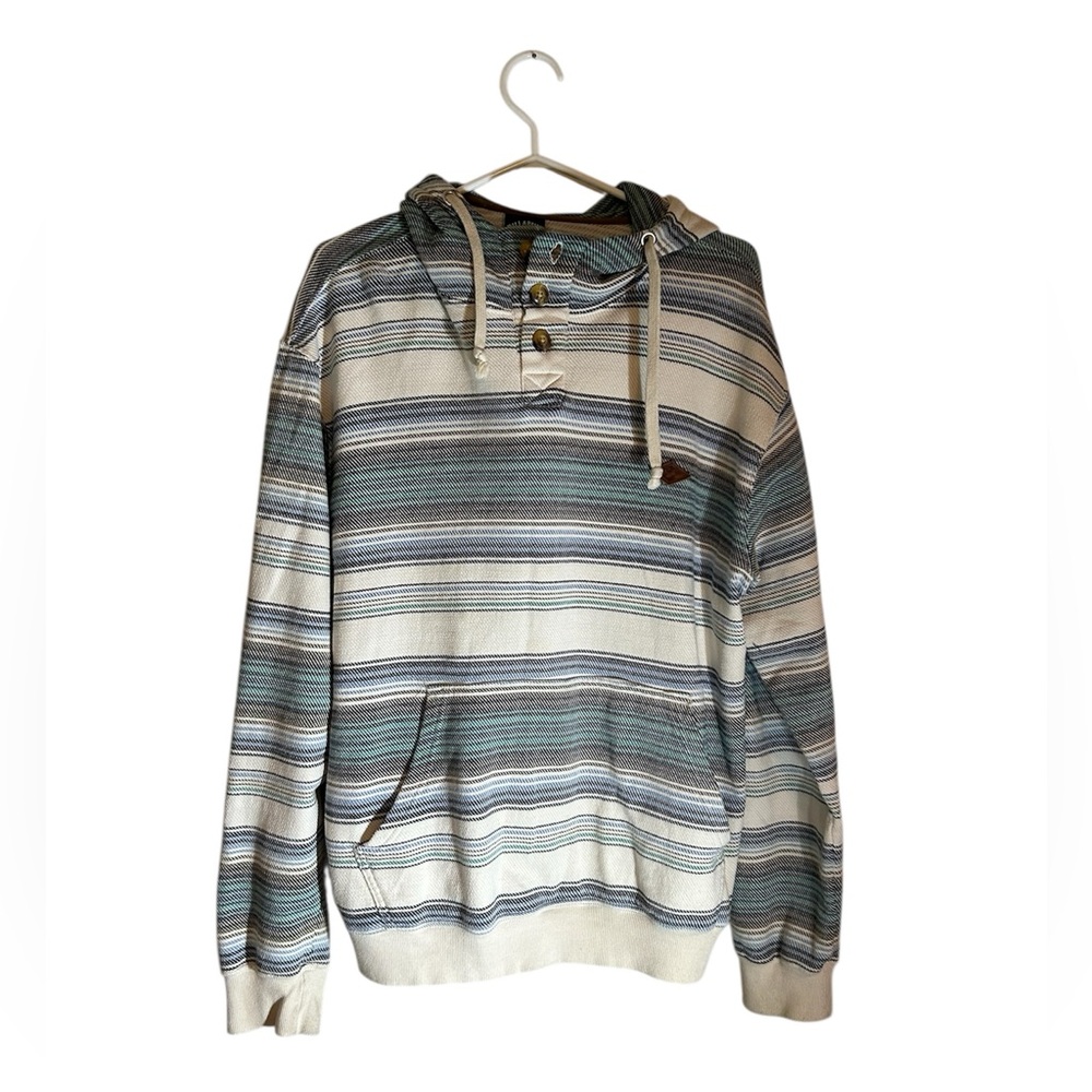 Billabong Buttoned Hoodie Size M